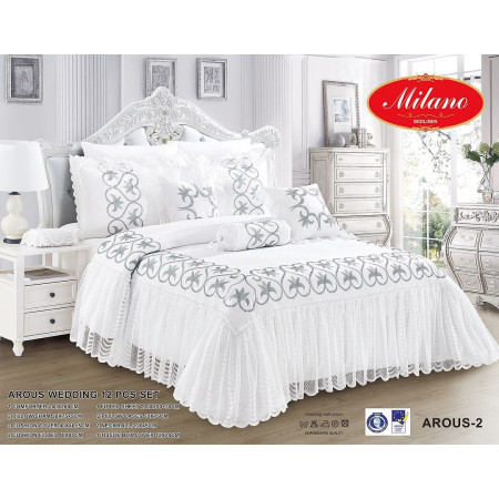 Milanobedlinen Comforter Arous Wedding 12pcs Set